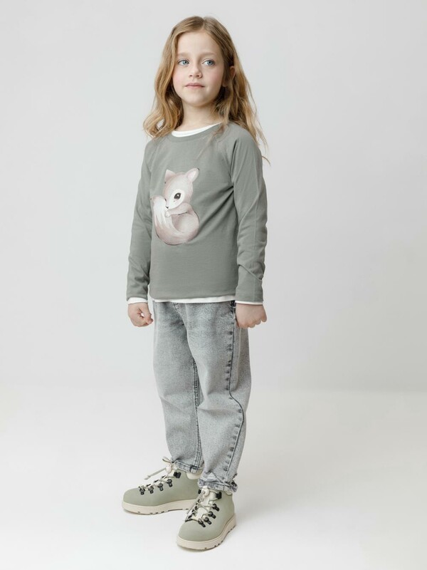 лонгслив (футболка дл.рукав) для дев